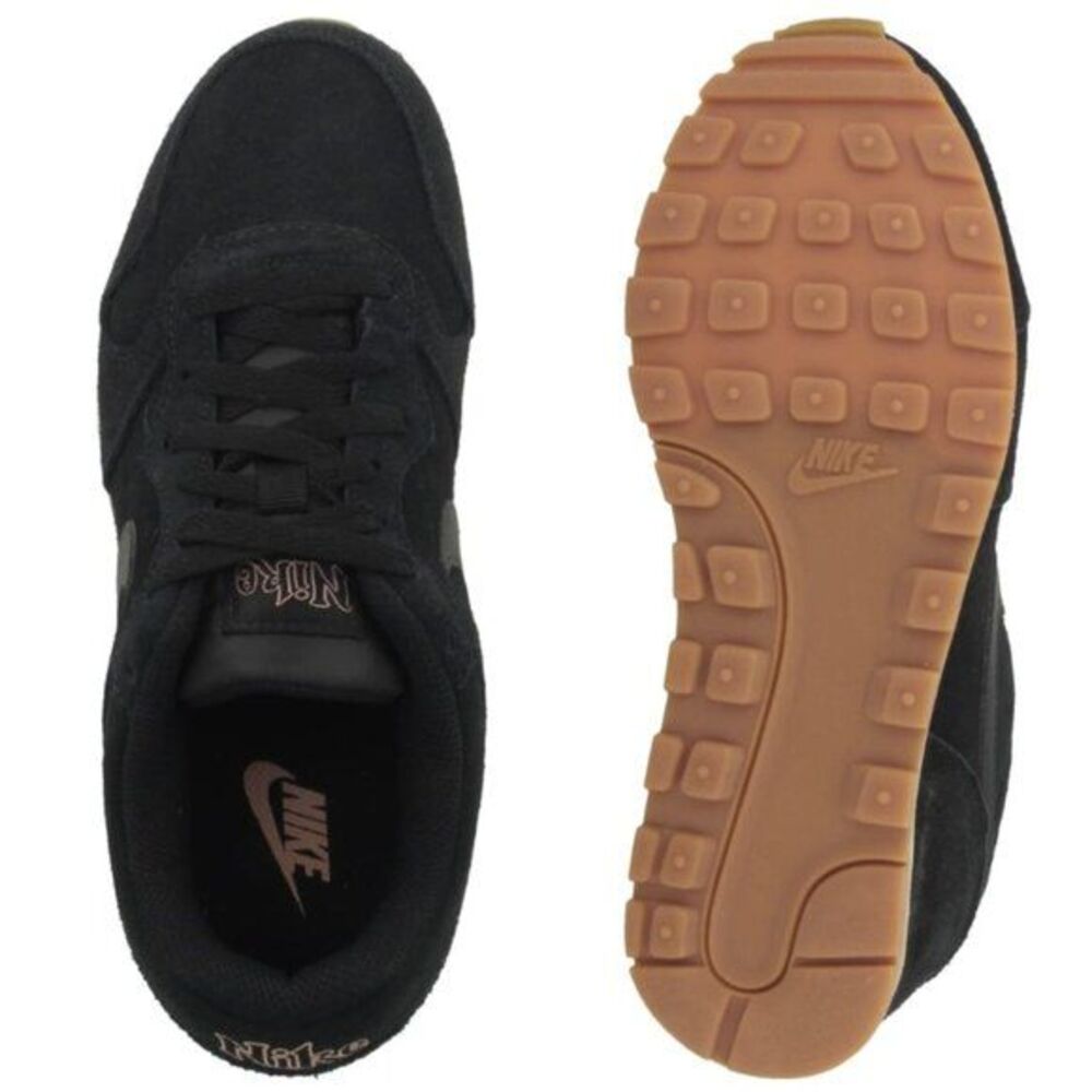 Nike Women’s MD Runner 2 SE Sneakers – Black/Rose Gold/Gum, Size 6.5 - Picture 2 of 2